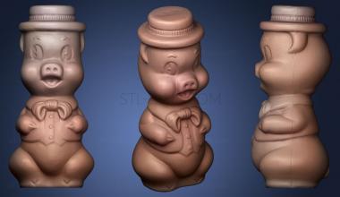 3D модель Свинья 01 3D (STL)